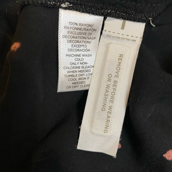 Loft floral tiered midi dress M - Picture 7 of 10